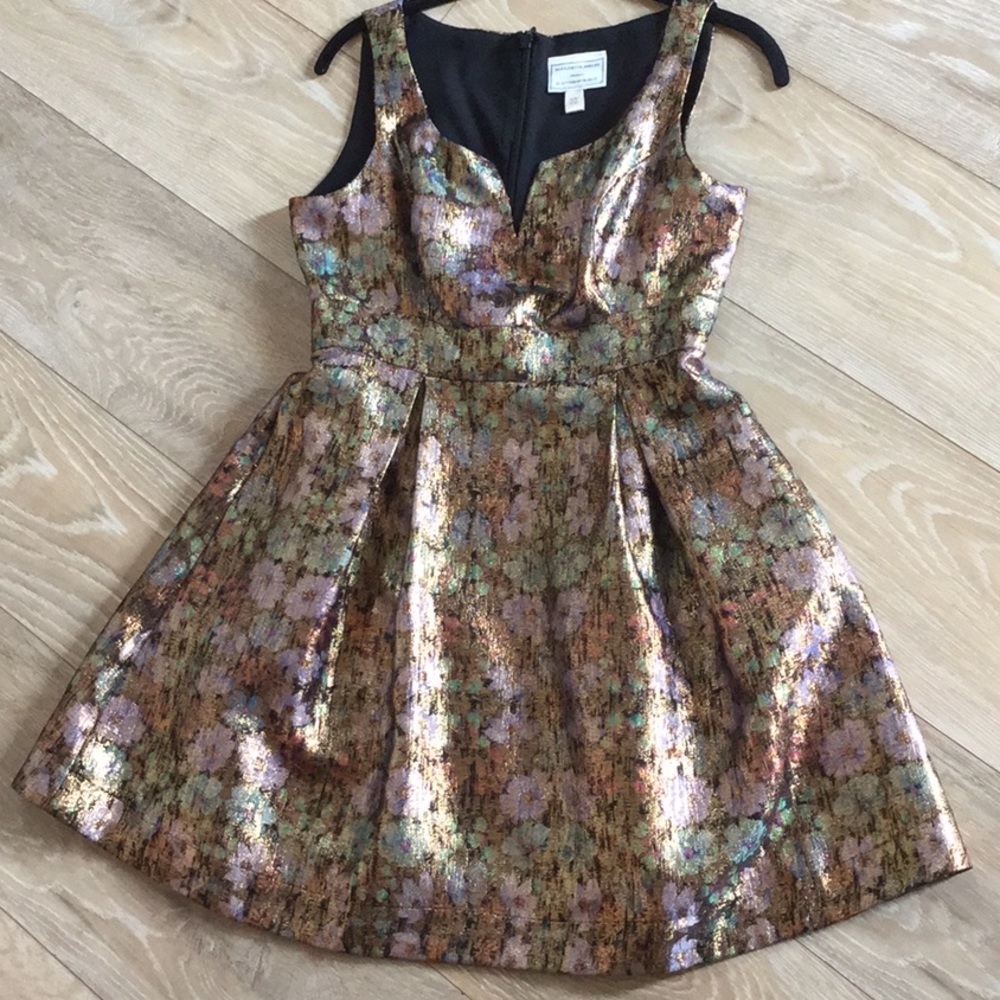 Shimmery Anthropologie Dress